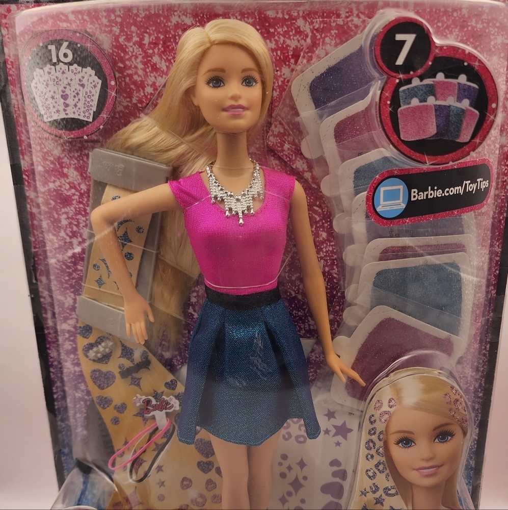 🆕️ 2014 Glitter Hair Barbie #CLG18